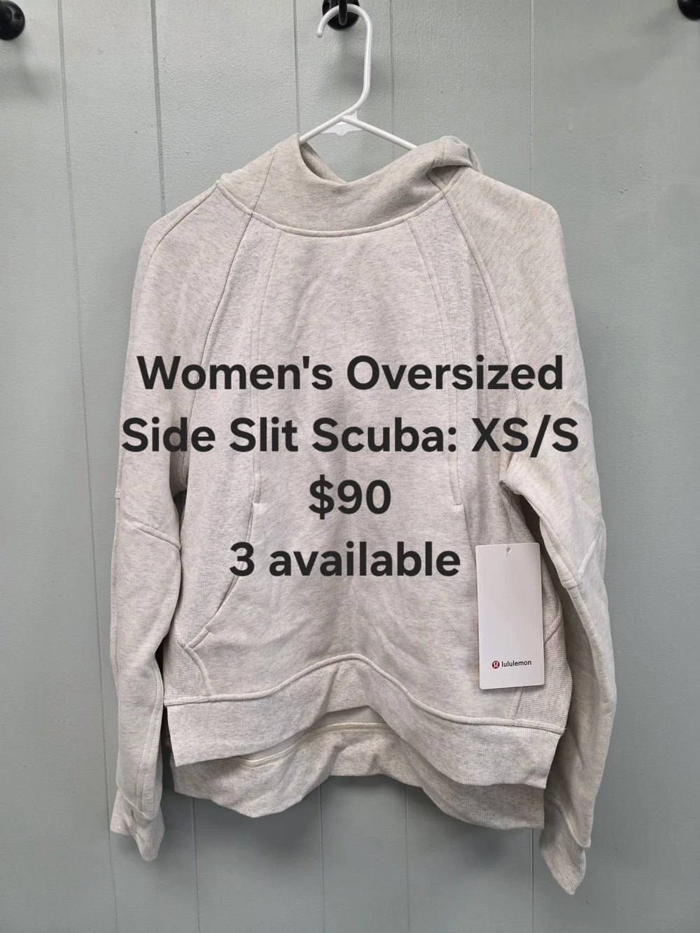 Lululemon Oversized Side Slit Scuba